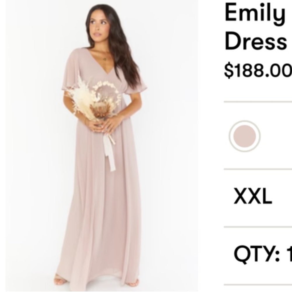 Show me your MUMU Emily Empire Maxi Dress XXL